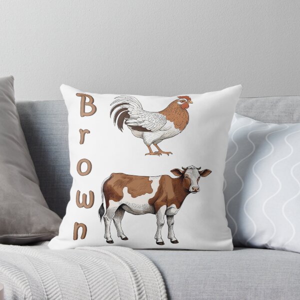 Item preview, Brown Chicken, Brown Cow! | Funny Humor Art | Pun Gift | Pacific NW Gear Co designed and sold by PacificNWGearCo.