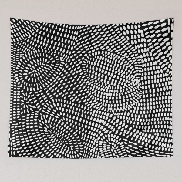 Item preview, Doodle Lines Zentangle Art Pattern Black and White designed and sold by Tetete.