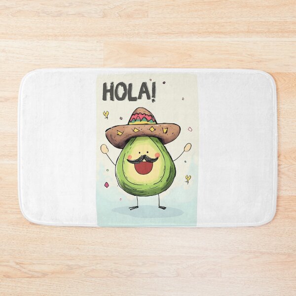 Item preview, Hola Guac Star- Mustache You to Fiesta! Festive Avocado Fun for Cinco de Mayo Vibes designed and sold by FUNqoosh.