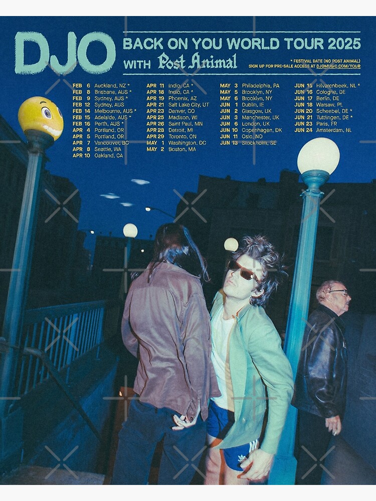 Thumbnail 3 of 3, Poster, DJO Tour 2025 designed and sold by Violastark.
