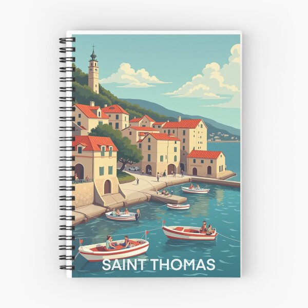 Item preview, Saint Thomas Travel Poster, Perfect Gift for Travel Enthusiasts, Vintage Style Wall Art, France Wall art for home decor, Saint Thomas print. designed and sold by Thegalleryshop1.
