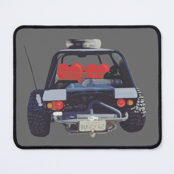 Item preview, Desert Romance - California Dune Buggy 4-2 with Red Hearts designed and sold by loridelisle.