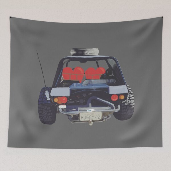 Item preview, Desert Romance - California Dune Buggy 4-2 with Red Hearts  designed and sold by loridelisle.