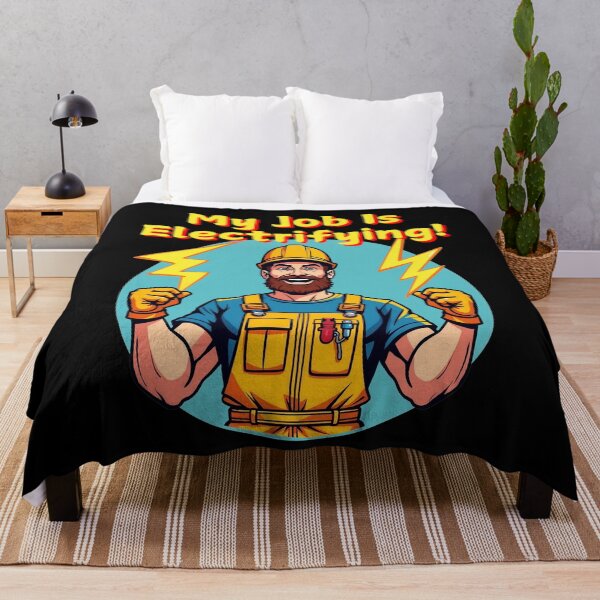 Item preview, My Job Is Electrifying, Funny Electrician  designed and sold by Inner Vitality Designs.