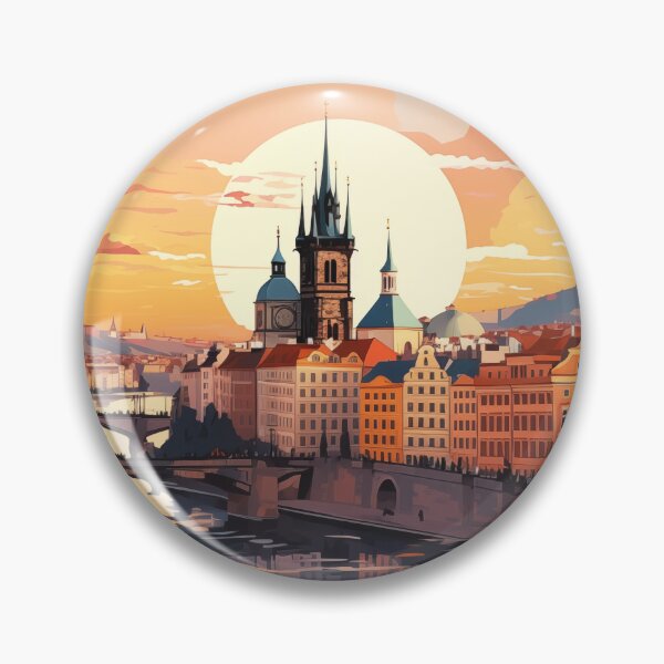 Item preview, Golden Hour in Prague designed and sold by Anuchartl.