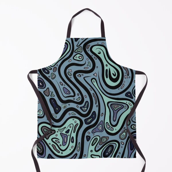 Item preview, Abstract swirl pattern. Blue Aqua Pink designed and sold by LayerCakeDigDes.