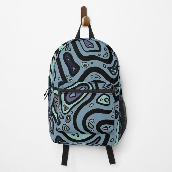 Item preview, Abstract swirl pattern. Blue Aqua Pink designed and sold by LayerCakeDigDes.