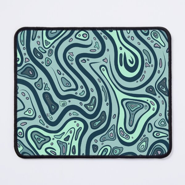 Item preview, Abstract swirl pattern. Blue Green designed and sold by LayerCakeDigDes.