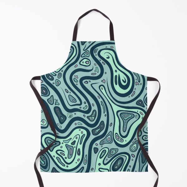 Item preview, Abstract swirl pattern. Blue Green designed and sold by LayerCakeDigDes.