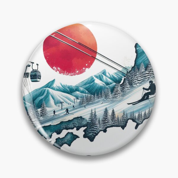 Item preview, Hakuba Japan Vintage Retro Adventure Snowboarding, Skiing designed and sold by devonclemon.