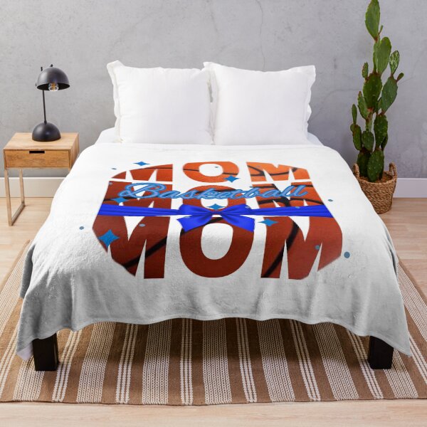 Item preview, Basketball Mom – Bold Sports Design with Blue Bow designed and sold by ZerotwoStudio.