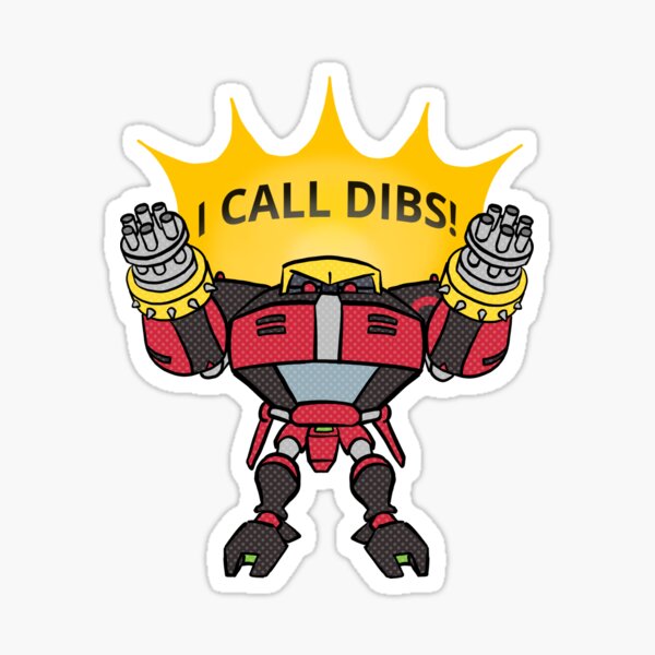 Item preview, Omega sticker I call dibs Sonic sticker designed and sold by NightyBatsy.