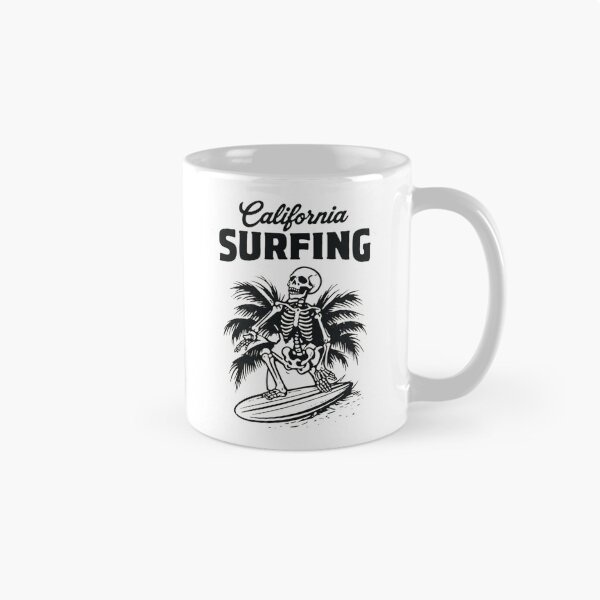 Item preview, california dreamin surfing skeleton  designed and sold by JIGUWORLD.