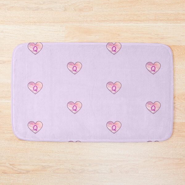 Item preview, Heart Pink Clouds “Q” designed and sold by CEvansArt.