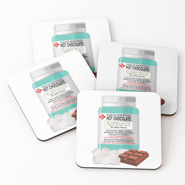 Item preview, Prescription hot chocolate - AQUA designed and sold by StellarFX.