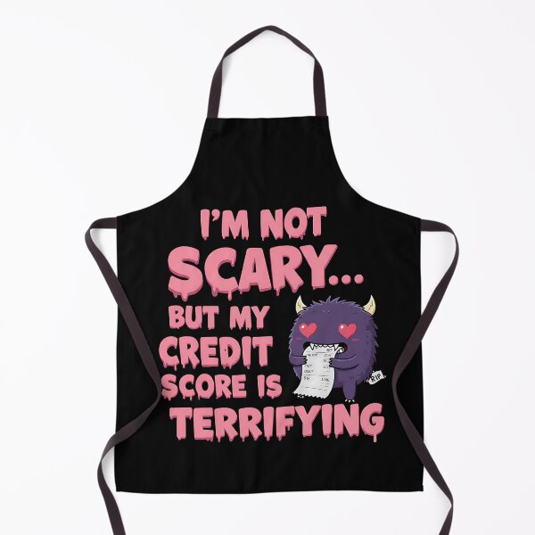 Item preview, I’m Not Scary… But My Credit Score is Terrifying Kawaii T-Shirt – Cute Horror Finance Meme designed and sold by Typography Prints.