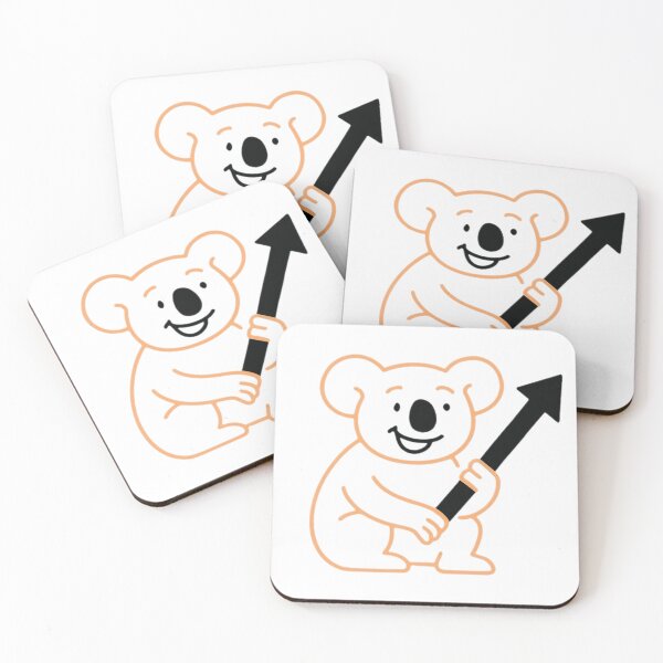Item preview, Upward Koala: Bold Moves Only designed and sold by WaGlobal.