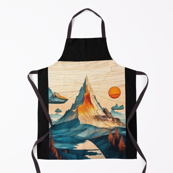 Item preview, Abstract Mountain Landscape – Minimal Nature Wall Art designed and sold by bvdesignart.
