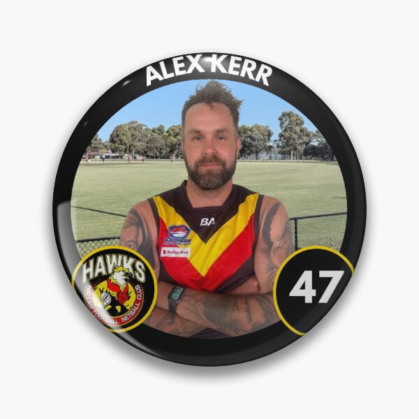 Item preview, Player Badge - #47 - Alex Kerr designed and sold by HallamHawks.