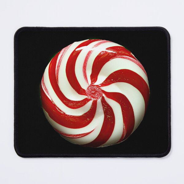 Item preview, Peppermint Candy Macro on Black designed and sold by Elisabeth Lucas.