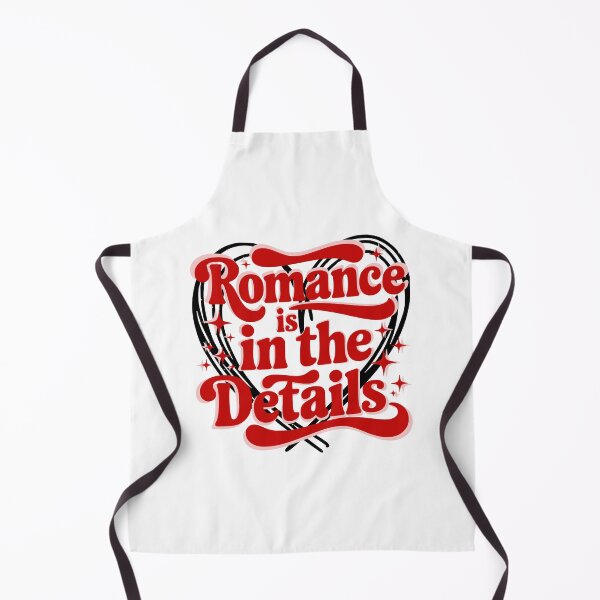 Item preview, Romance is in the Details Retro Red Typography Quote designed and sold by NSB-Design.