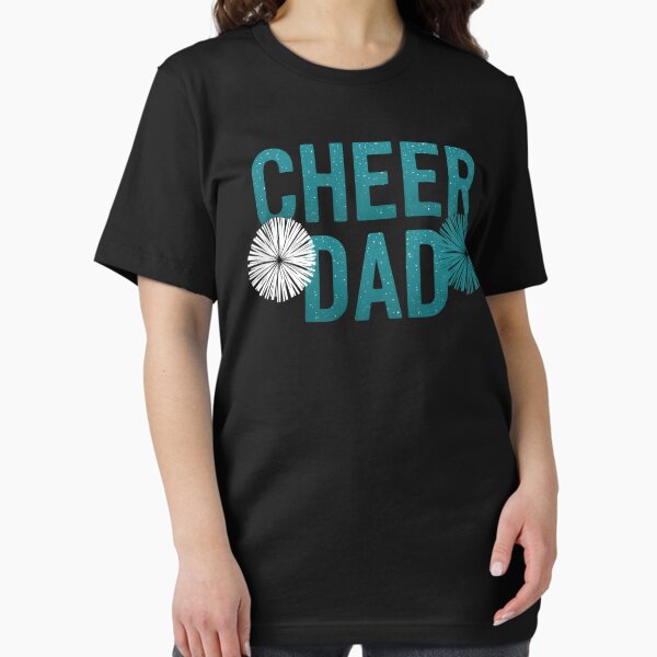 Item preview, Cheer Dad My Favorite Cheerleader Calls Me Dad Teal Blue designed and sold by Fashion  Khadija.