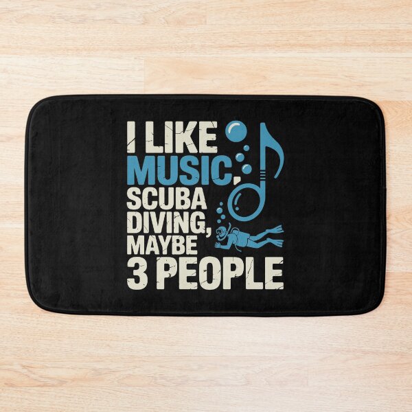 Item preview, I Like Music Scuba Diving Maybe Three People Dad Fathers Day designed and sold by tmerchtrends.