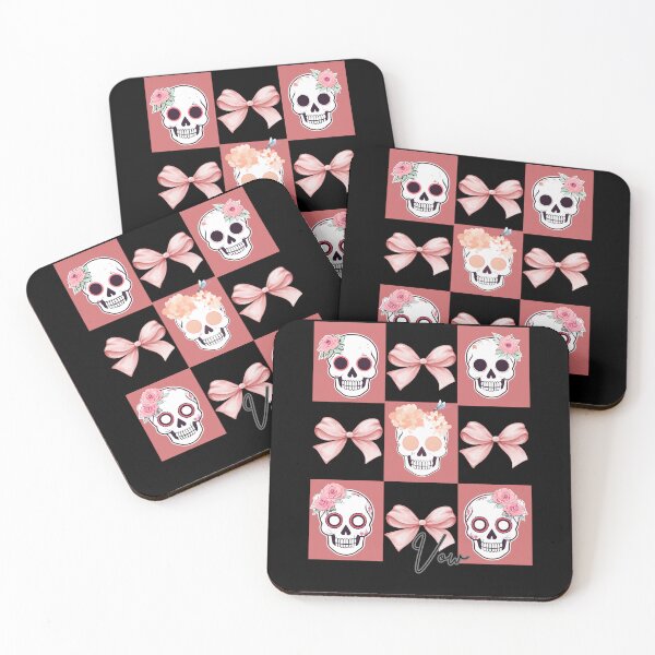 Item preview, Dark Romance Skull and Bow Design designed and sold by CottonandQuill.
