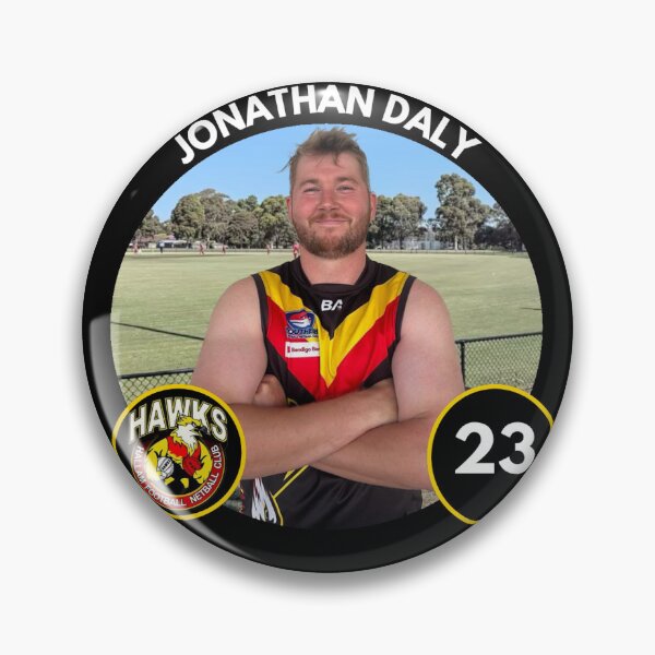 Item preview, Player Badge - #23- Jonathan Daly designed and sold by HallamHawks.