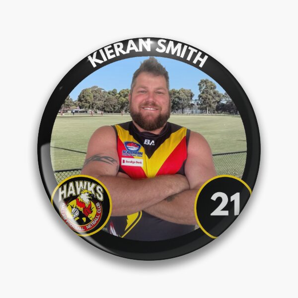 Item preview, Player Badge - #21 - Kieran Smith designed and sold by HallamHawks.