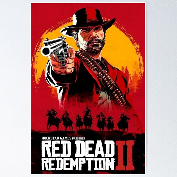 Vista previa del artículo con la obra «Póster de Red Dead II», diseñado y vendido por valdoBEtrand.
