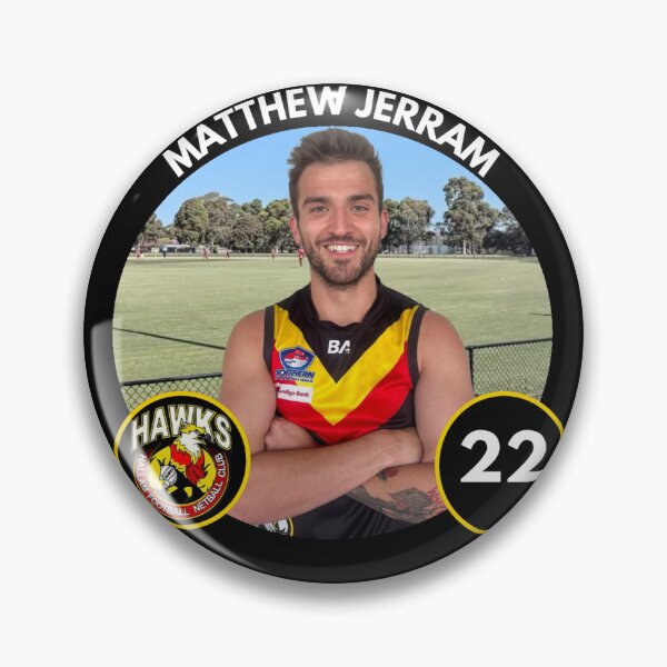 Item preview, Player Badge - #22 - Matthew Jerram designed and sold by HallamHawks.