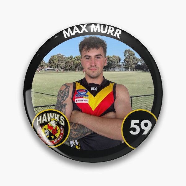 Item preview, Player Badge - #59 - Max Murr designed and sold by HallamHawks.