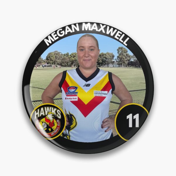 Item preview, Player Badge - #11 - Megan Maxwell designed and sold by HallamHawks.