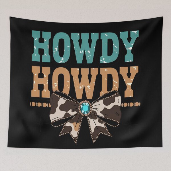 Item preview, Howdy Howdy Country Style with Cow Knot designed and sold by Artbellachi.