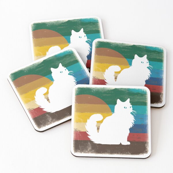 Item preview, Ragdoll Cat Vintage Sunset Silhouette | Retro Ragdoll Cat Lover Gift designed and sold by Fredster1966.