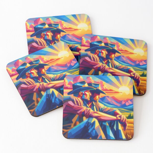Item preview, Cubist Gay San Francisco Cool Cowboy Daddys Gay Pride Graphic Design designed and sold by ItsAKinkThing.