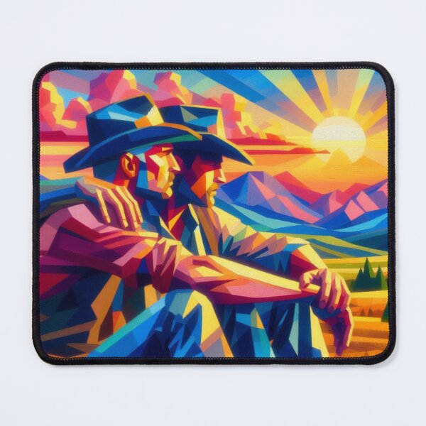 Item preview, Cubist Gay San Francisco Cool Cowboy Daddys Gay Pride Graphic Design designed and sold by ItsAKinkThing.