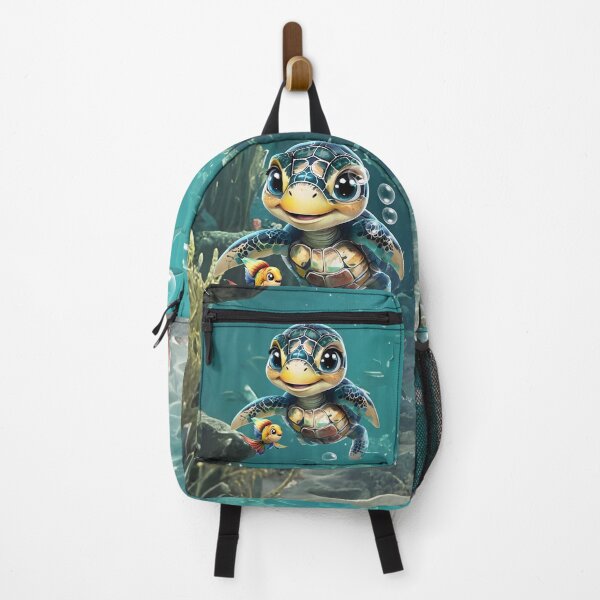 Item preview, Little sea turtle exploring with her friend. designed and sold by nicky2342.