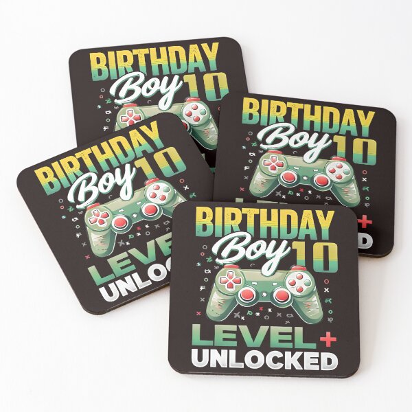 Item preview, Birthday Boy Level 10 Unlocked - Gamer Birthday designed and sold by InsightA.