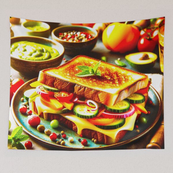 Item preview, Healthy Meets Indulgent A Grilled Cheese Delight designed and sold by Fantabulous.