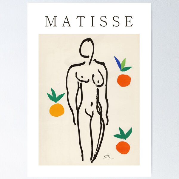 Item preview, Henri Matisse: Nu aux Oranges (1954) Poster designed and sold by YNTDigitalHouse.