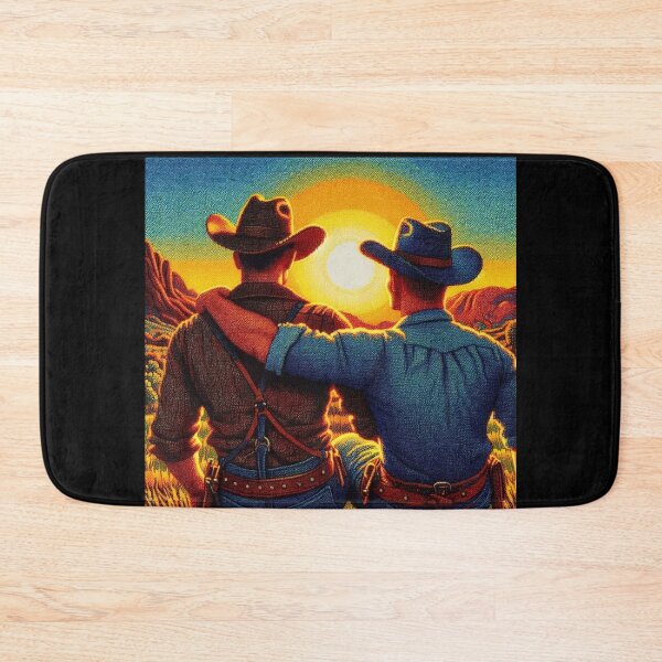 Item preview, Pointillism 1940s Gay San Francisco Leather Cowboy Gay Pride Graphic Design designed and sold by ItsAKinkThing.