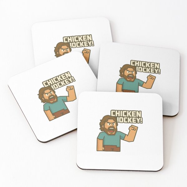 Item preview, Chicken Jockey Sticker designed and sold by TrendHooper.