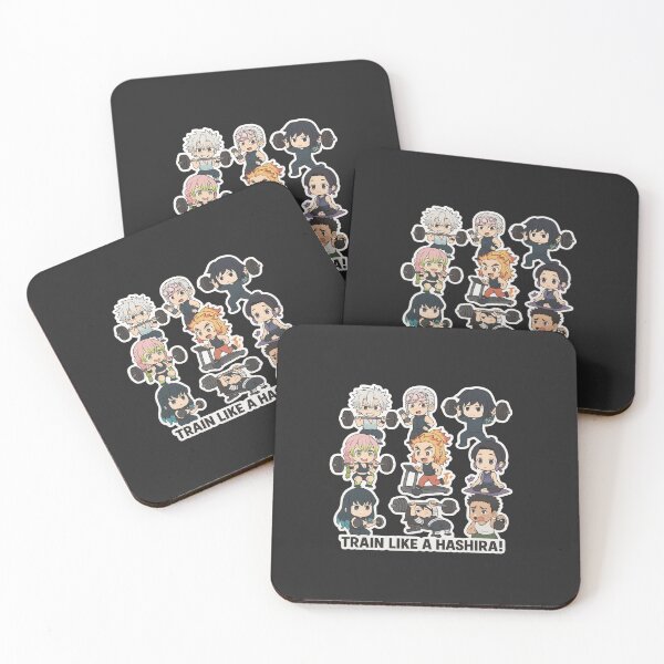 Item preview, Hashira Gym Squad Sticker Pack – Chibi Gym Buddies designed and sold by ColorSplash123.