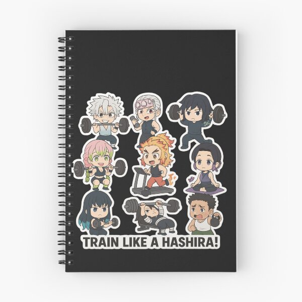 Item preview, Hashira Gym Squad Sticker Pack – Chibi Gym Buddies designed and sold by ColorSplash123.