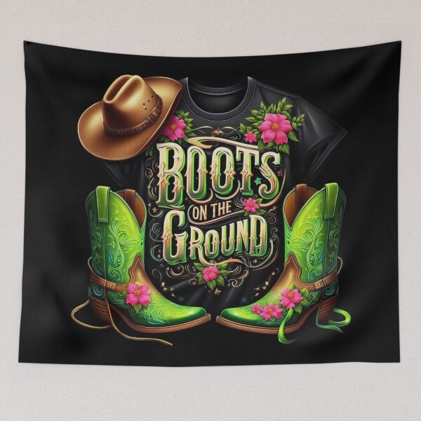 Item preview, Green Country Spirit Ground Boots designed and sold by Artbellachi.