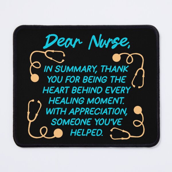 Item preview, Dear Nurse thank you designed and sold by Abibless1998.