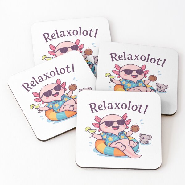 Item preview, Relaxolotl Funny Axolotl Summer Vacation Quote designed and sold by RetroPop23.