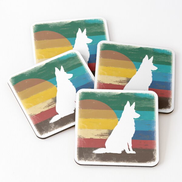 Item preview, German Shepherd Retro Sunset Silhouette | Vintage GSD Dog Lover Gift designed and sold by Fredster1966.